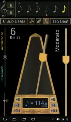 Metronome android App screenshot 5